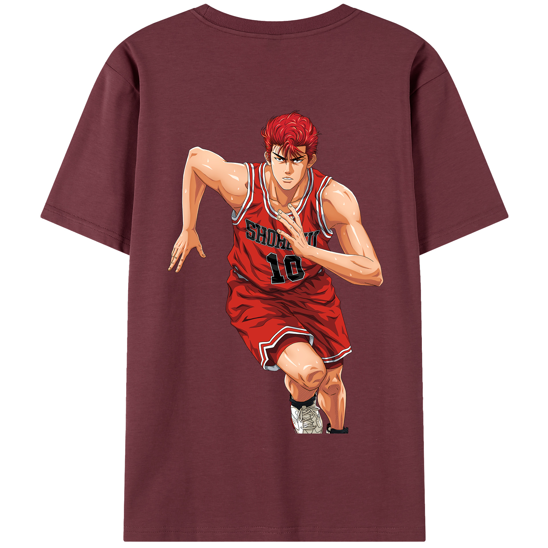 SLAM DUNK／スラムダンク 綿100％半袖Tシャツ（背面プリント）